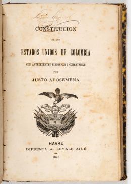 88   -  Constitución E U de Colombia, 1870