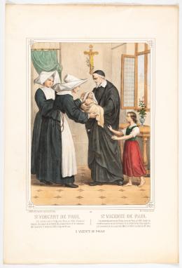 14   -  Grabado de San Vicente de Paulo