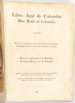 63   -  Libro azul de Colombia, 1918