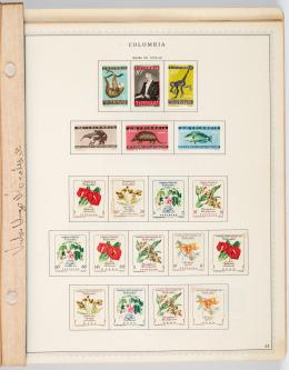 3   -  Álbum estampillas Colombia 1937-60