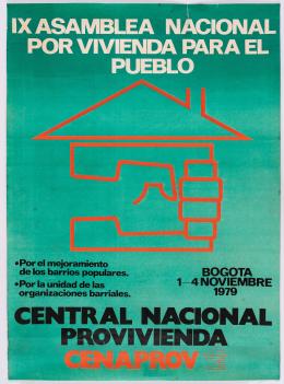 151   -  Cartel por vivienda para el pueblo