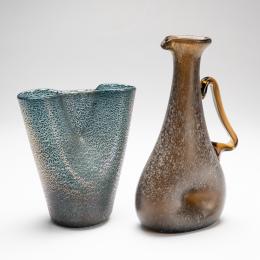 72   -  Florero y jarra. De Ercole Barovier. 