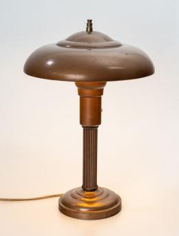 13   -  Lámpara de mesa platillo volador art déco. 