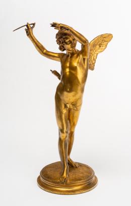 135   -  Cupido . Auguste Moreau - Vauthier, fundición Thiebaut Frères