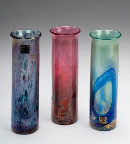 174   -  Jarrones. De Michael Harris para Isle de Wight glass