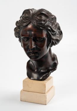 6   -  Cabeza en bronce. Vincenzo Cinque. 