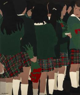 34   -  Colegialas, de la serie Las escuelas. [1979]. 