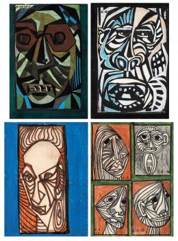 26   -  [Rostros]. sin fecha - 1955. 