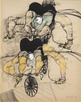 119   -  [Ciclistas]. 1982. 