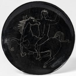 83   -  [Hombre y caballo]. 1954. 