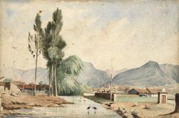 60   -  [Vista de Bogotá desde el occidente]. sin fecha. 