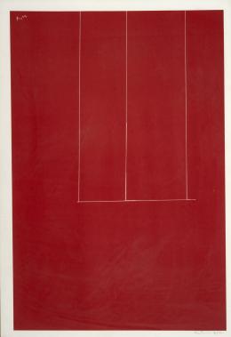 53   -  Robert MotherwellEE.UU., 1915 - 1991. Untitled (Red), de la serie London Series II, [1970 - 1971]