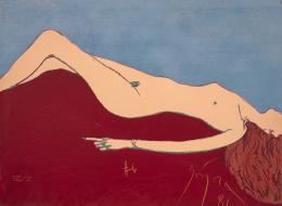30   -  Leonel GóngoraColombia, 1932 - 1999. Sueño No 6, de la carpeta El sueño en el espejo, 1981