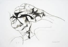27   -  Oswaldo GuayasaminEcuador, 1919 - EE.UU., 1999. Sin título, sin fecha