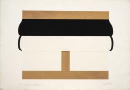 42   -  Manolo VellojínColombia, 1943 - 2013. Esquela Negra, de la carpeta Espacios sensibles, 1978