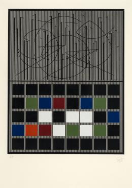 35   -  Jesús Rafael SotoVenezuela, 1923 - Francia, 2005. Rosa negra, 1982