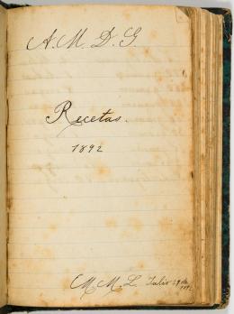 3   -  Recetas Colombia, 1892