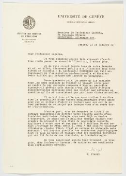 18   -  Carta Paget a Laserna, 1962