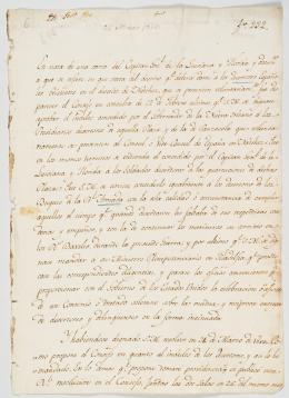 122   -  Indulto desertores Natchez, 1800