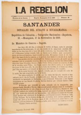43   -  Guerra de los Mil Días, 1899