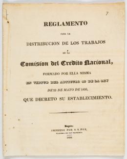 168   -  Reglamento Crédito Nacional, 1826