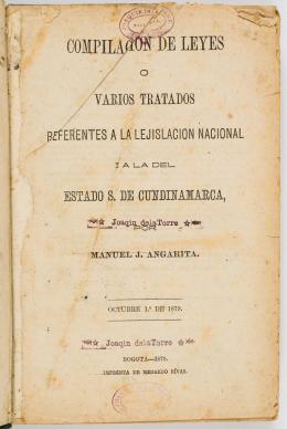 173   -  Leyes EE.UU de Col. y Cundinamarca