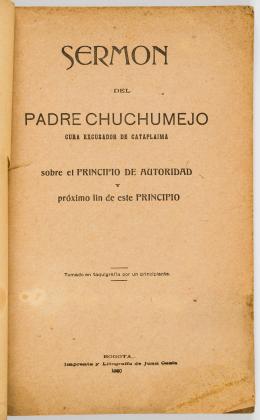 230   -  Sermón padre Chuchumejo, 1920