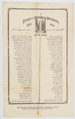 11   -   Centenario independencia, 1910
