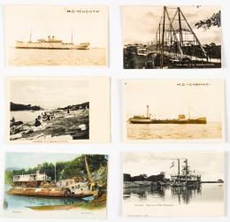 300   -  Postales Río Magdalena y buques