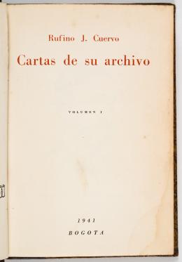 123   -  Cartas Rufino Cuervo, 1941