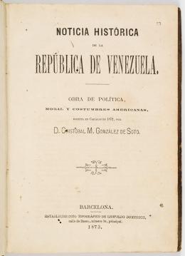 206   -  Historia de Venezuela, 1872