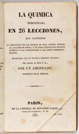87   -  Lecciones de química, 1825
