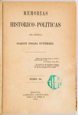 204   -  Memorias de Joaquín Posada, 1865