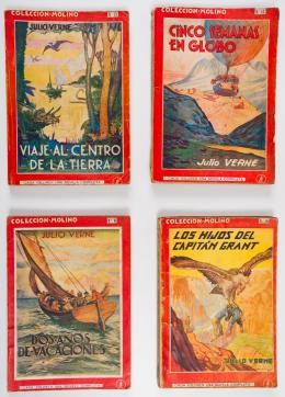 132   -  4 novelas de Verne, Molino 1934