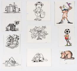 20   -  232 caricaturas: fauna y paisajes
