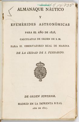 67   -  Almanaque náutico 1828, Madrid