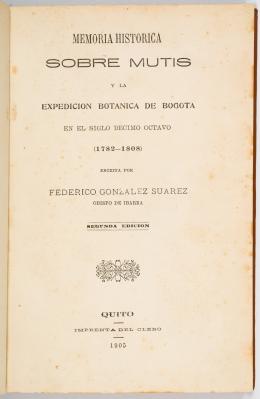 68   -  Mutis: Expedición Botánica, 1905