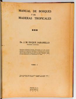 86   -  Maderas tropicales, Manizales 1931