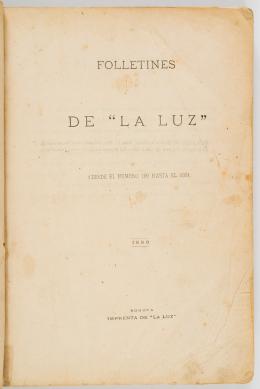 222   -  Folletines de "La Luz", 1883