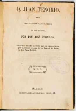 240   -  D. Juan Tenorio, Zorrilla