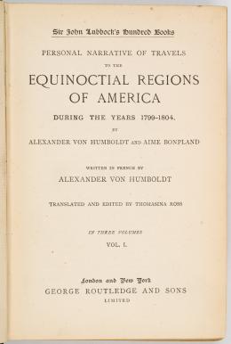 113   -  Viaje de Humboldt, c. 1885