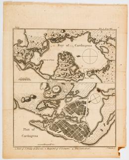 255   -  Mapa Cartagena. Ulloa, 1770
