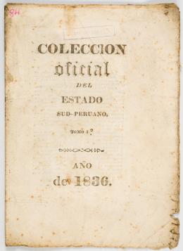 198   -  Colección estado Sud-Peruano, 1836
