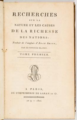 200   -  Riqueza naciones, Adam Smith, 1800