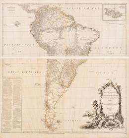 24   -  Gran mapa Suramérica, Anville 1779