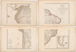 28   -  Mapa Sur América, Brúe, 1816