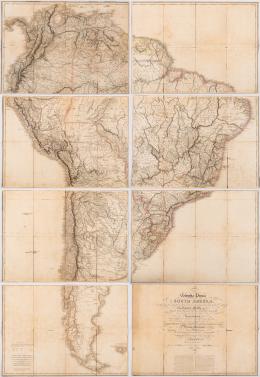 32   -  Mapa mural de Suramérica, 1807
