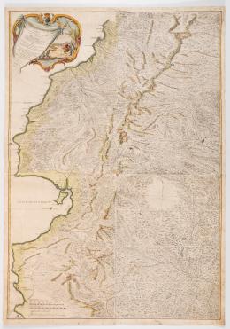 33   -  Mapa Quito Maldonado; Anville 1750