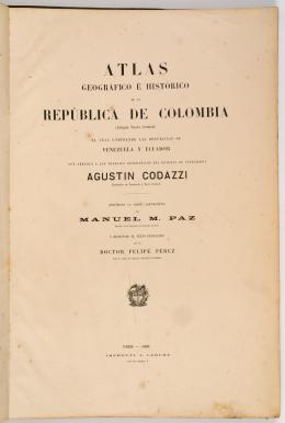 81   -  Atlas Colombia por Codazzi, 1889