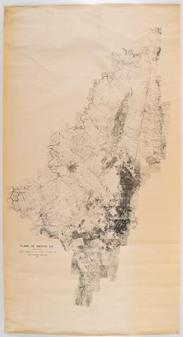 38   -  Plano de Bogotá, IGAC, 1961